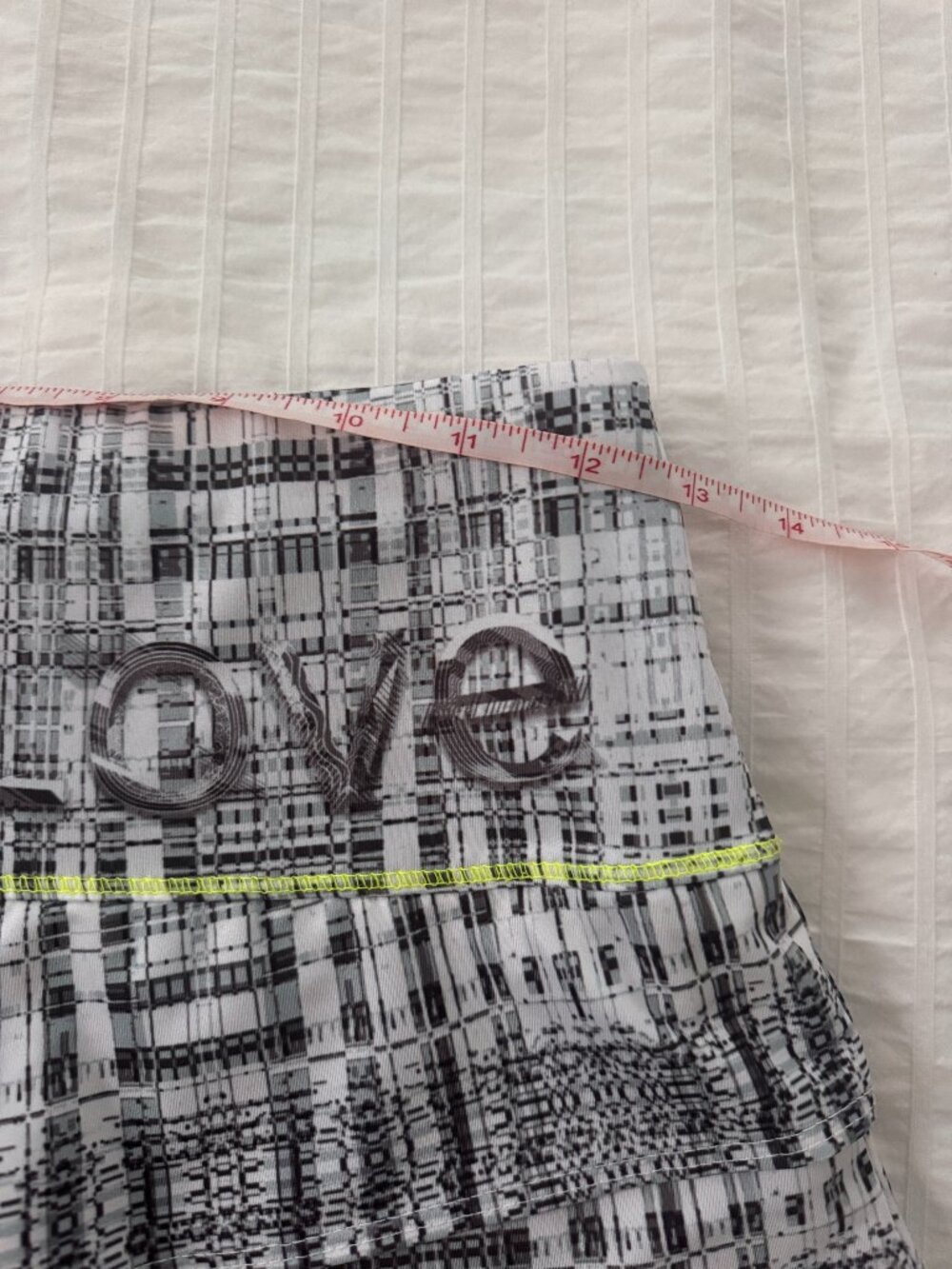 Lucky in Love Tennis Skirt — White & Gray | Size XS | Like New | Pickleball - Picture 6 of 7